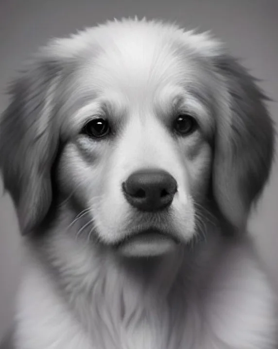 Original dog portrait