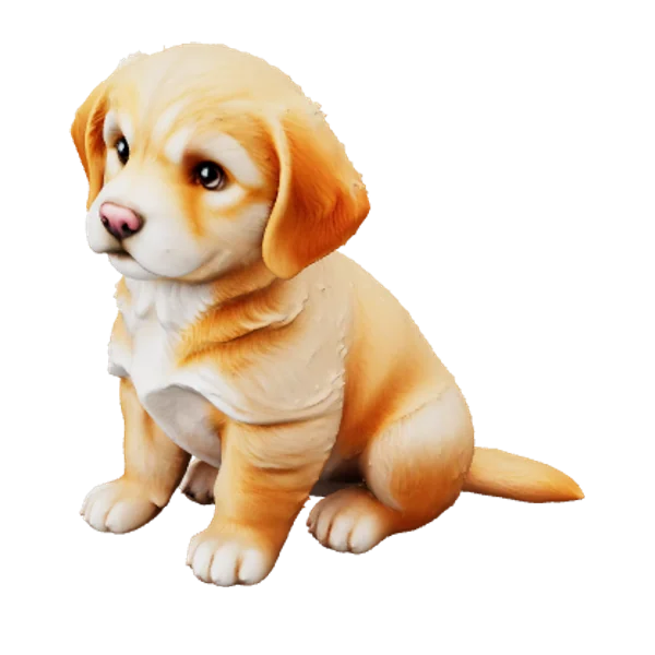 Dog 3D model preview